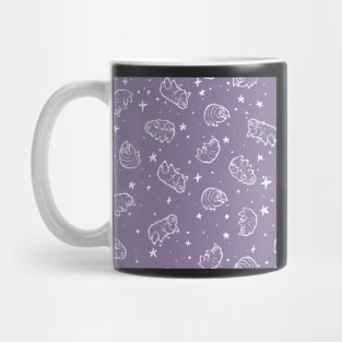 Tardigrades in Space (lavender) Mug